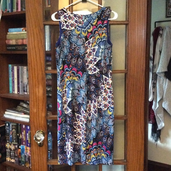Midi multi coloured dress (dress only) - Picture 3 of 3